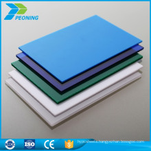 Blue sound absorbing solid polycarbonate transparent roofing sheet